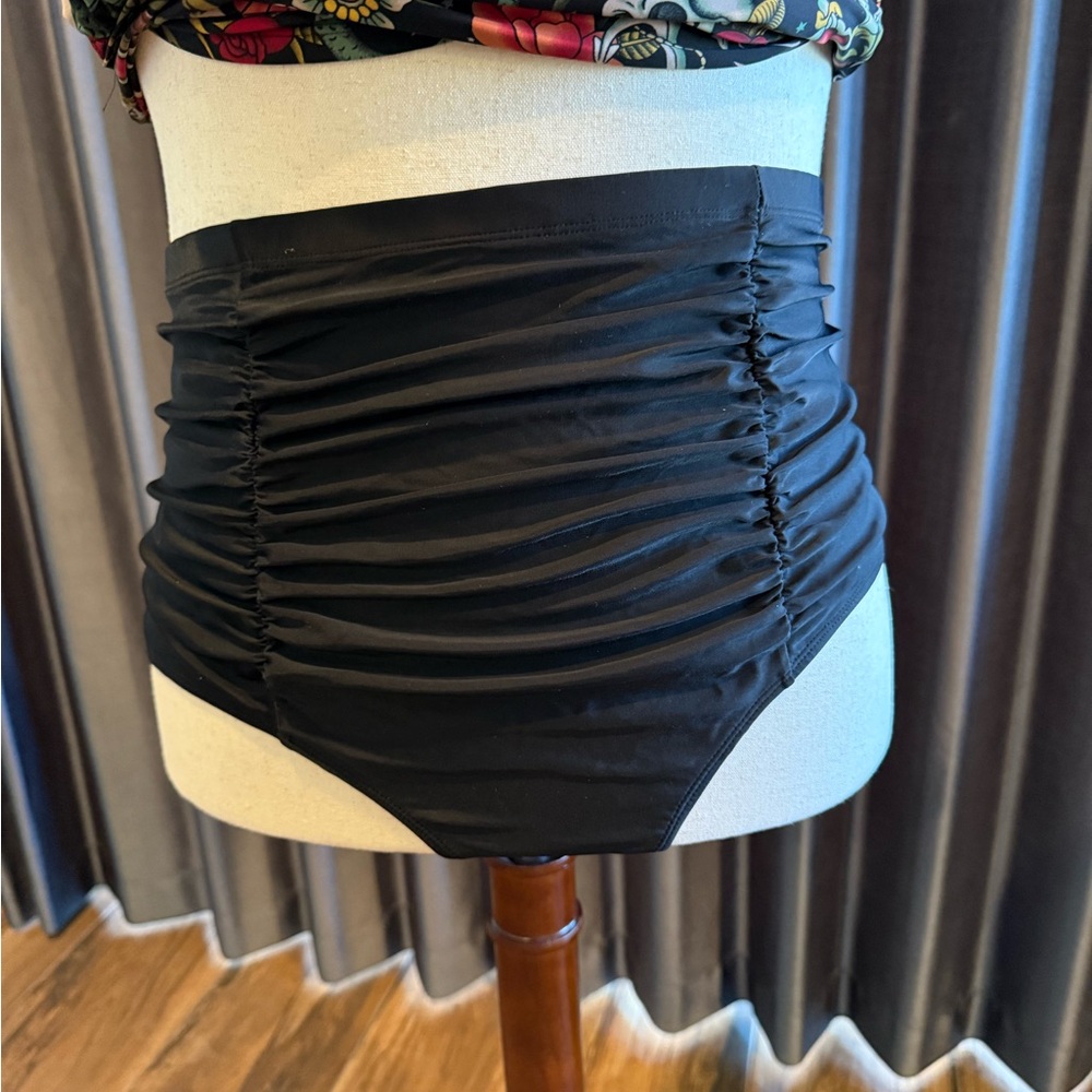Torrid Black High-Waisted Bikini Bottom